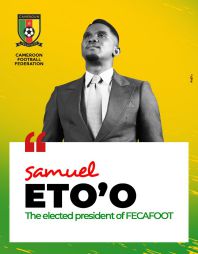 Samuel ETO‘O est le nouveau président de la FECAFOOT