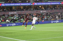 Didier LAMKEL ZE offre la victoire au FC Metz et entretient l‘espoir d‘un maintien pour les Grenats